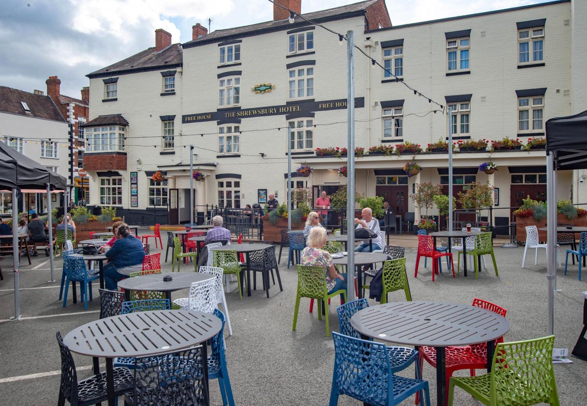 The Shrewsbury Hotel Wetherspoon Zewnętrze zdjęcie